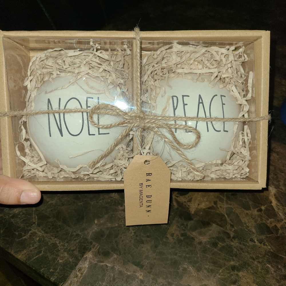 Rae Dunn ornaments